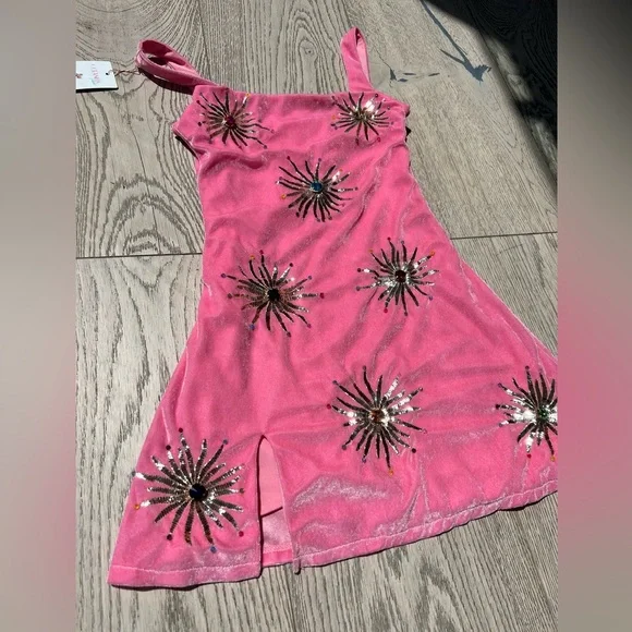 Oceanus Swimwear Callie Dress Pink Sz S - Picture 5 of 6